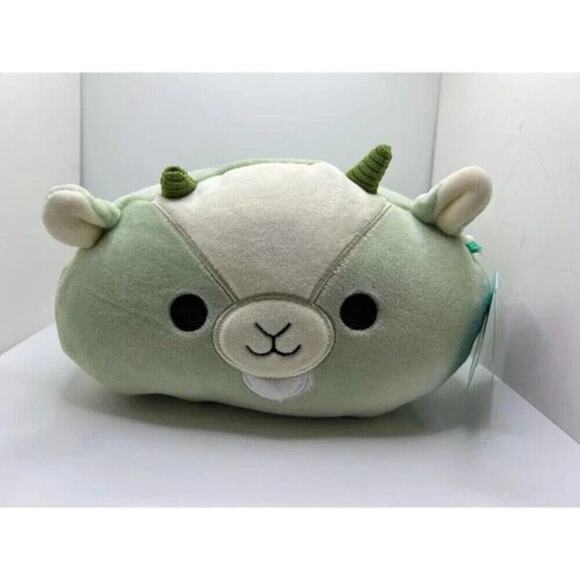 Squishmallows Palmer Stackable 12" Green‎ Goat Kellytoy RARE & Hard To Find - Picture 1 of 3